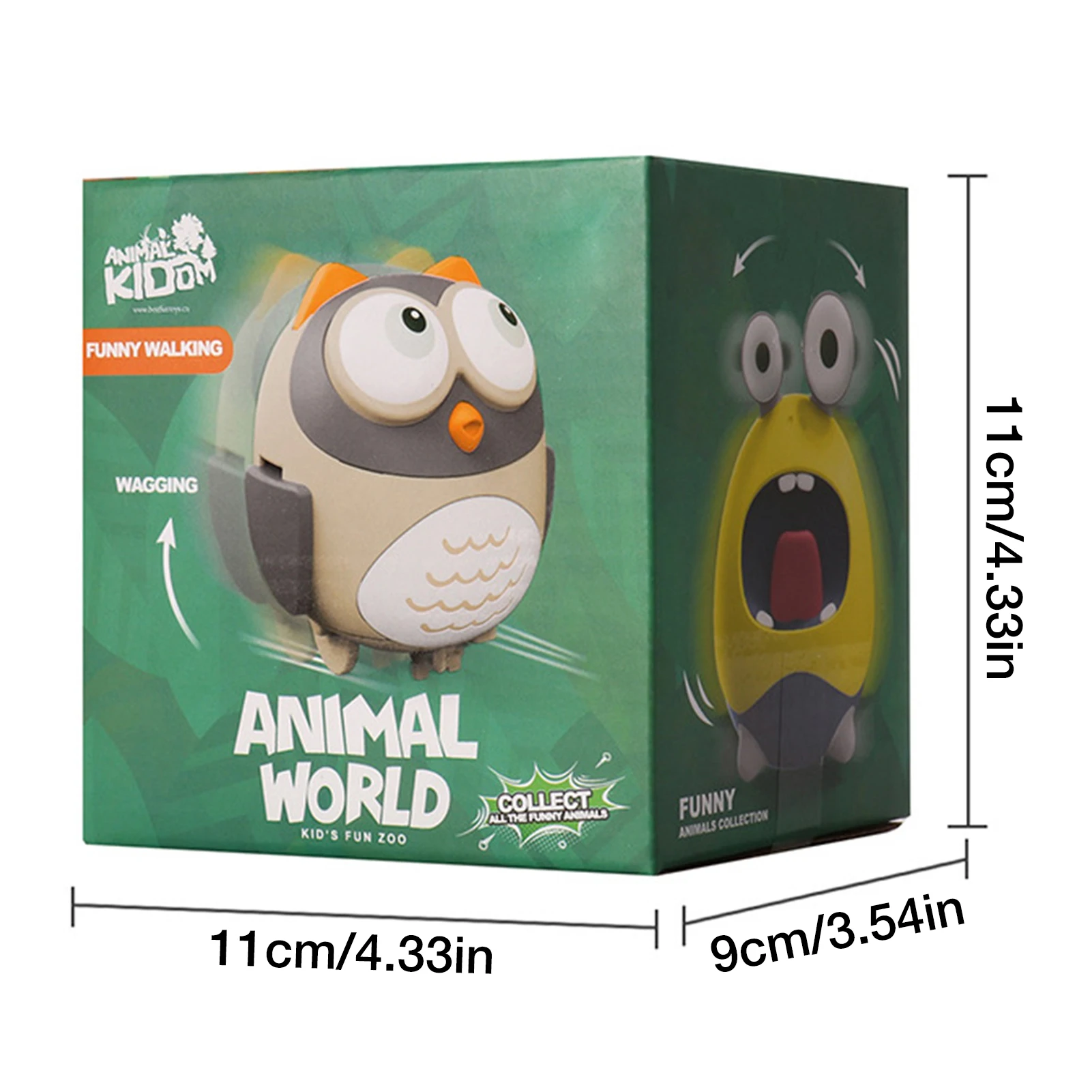Electric Animal Toys Cartoon Funny Educational Owl Swing Toy Party Favors Interactive Toy Walking Swinging Owl For Kids 6