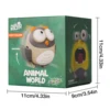 Electric Animal Toys Cartoon Funny Educational Owl Swing Toy Party Favors Interactive Toy Walking Swinging Owl For Kids 6