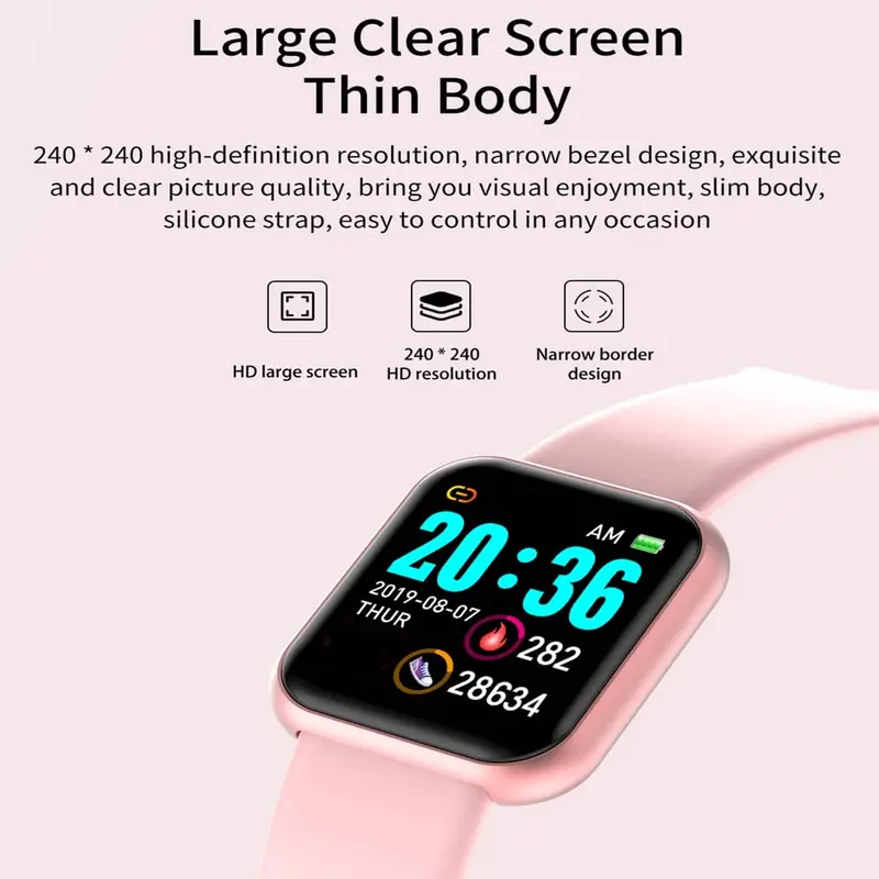 Multifunctional Smart Watch Men Women Bluetooth Connected Phone Music Player Fitness Sport Bracelet Sleep Monitor D13 Smartwatch - Image 4