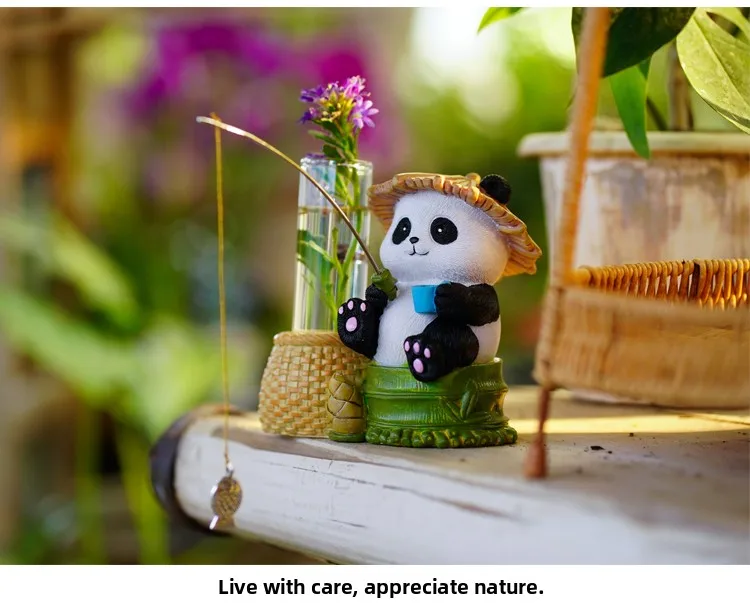 Creative F Book Reading Glass Vase Simulation Dry Flower Holder Cute Living Room Table Test Tube Flower Pot Decoration
