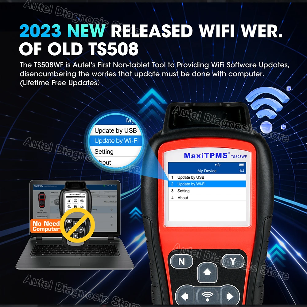 Tire Pressure Monitor Car Diagnostic Tool Autel MaxiTPMS TS508WF TPMS Code Reader