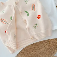 Girls' Sweater 0-5 Years Old Baby's Autumn Dress Children's Cardigan Baby's Sweater Baby's Jacquard Knitting Vest Baby Clothes 4