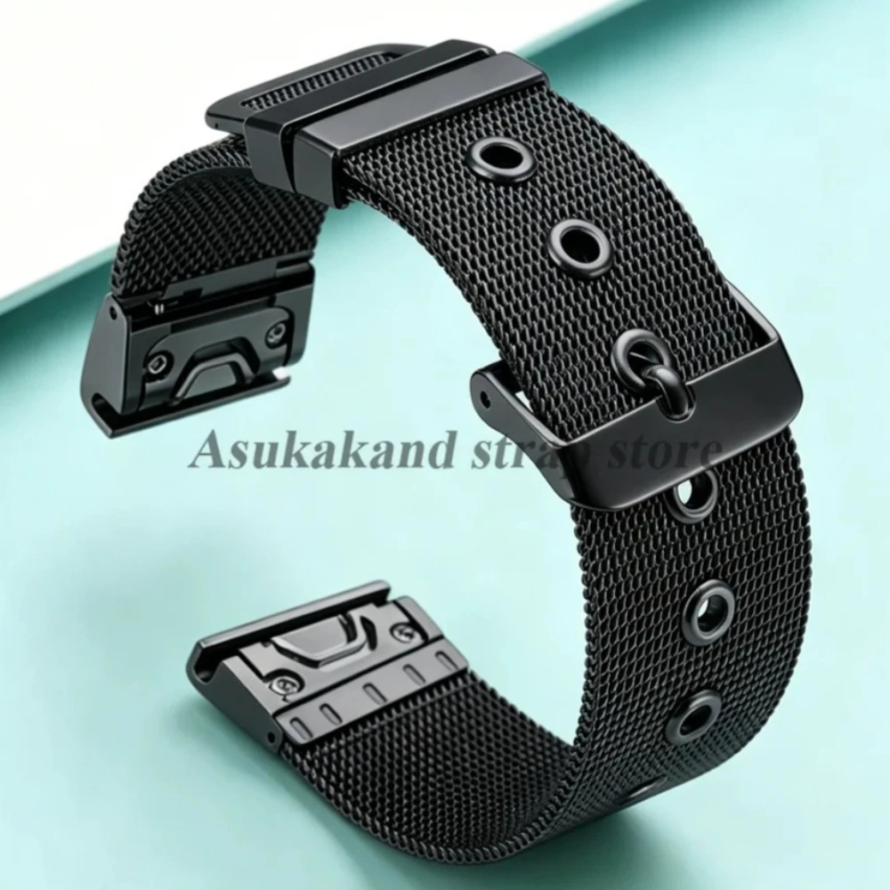 Premium Quick Release Stainless Steel Watch Strap - Metal Bracelet in Multiple Sizes