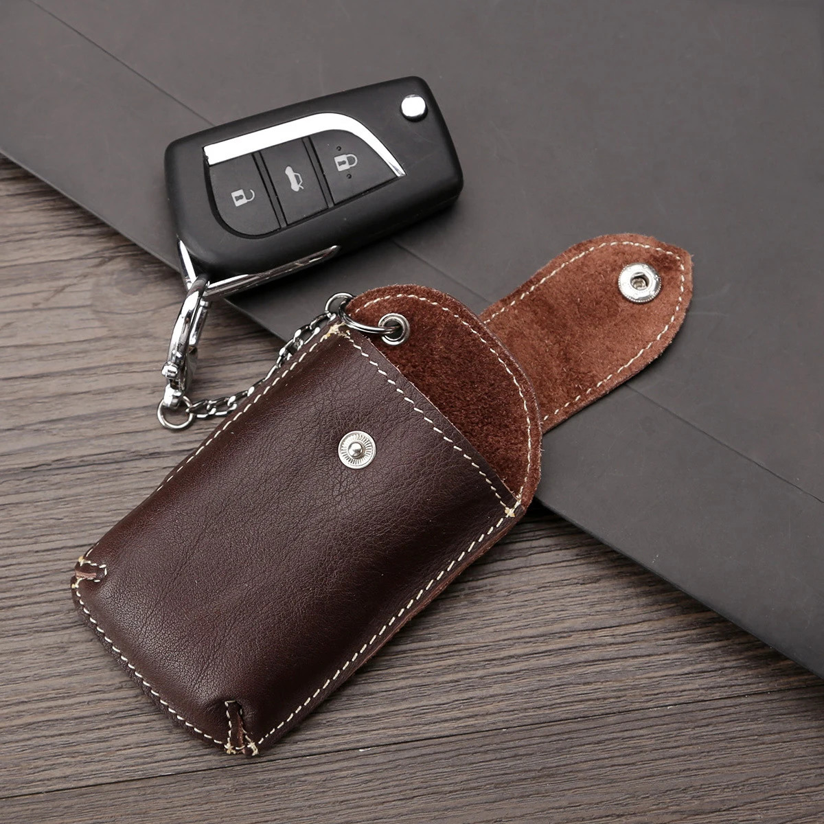 LUMoony 1 pz chiave auto fob borsa portafoglio piccola borsa chiave