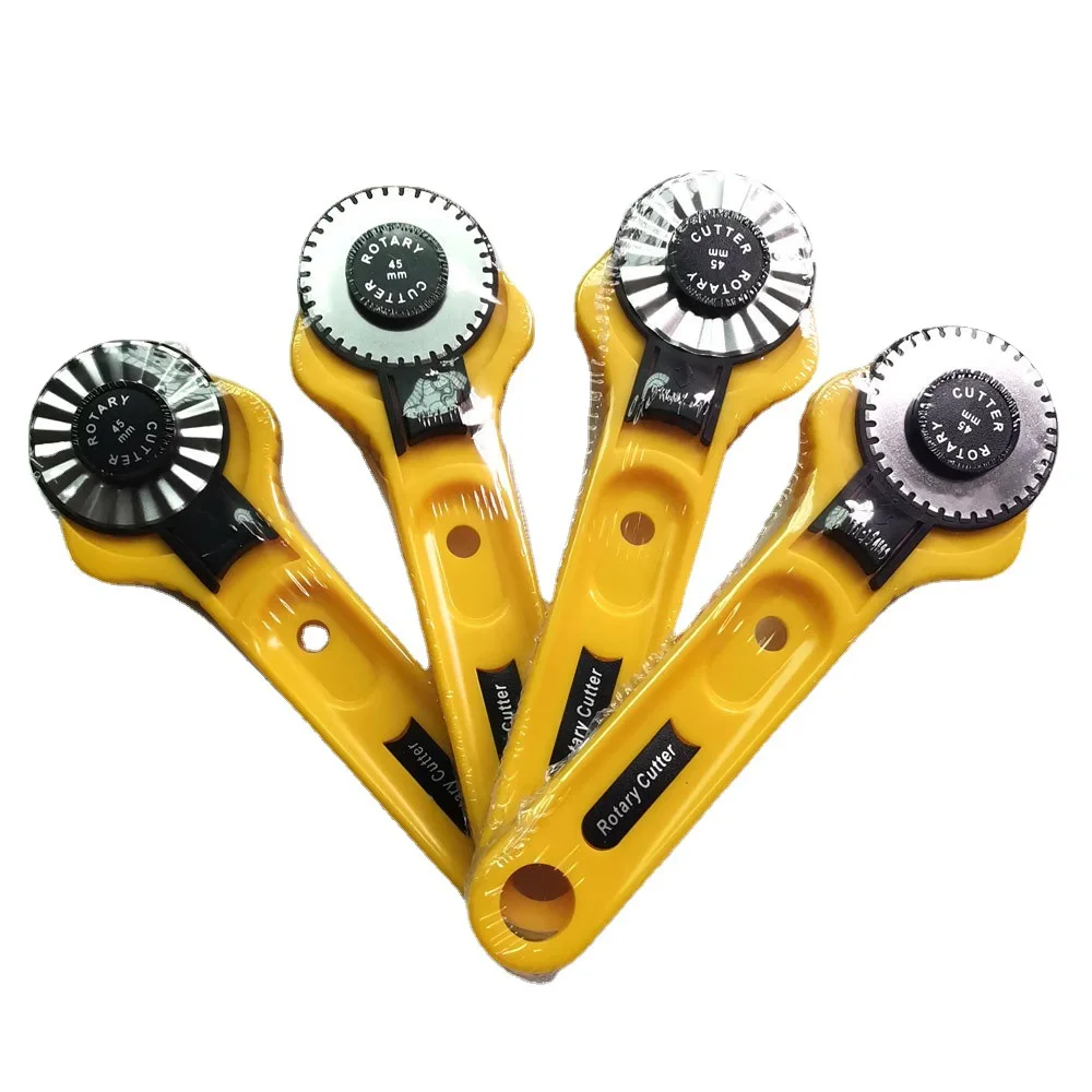 28/45mm 로터리 커터 종이 패브릭 가죽 도구 패치 워크 기어 스킵 물결 모양 블레이드 DIY 재봉 액세서리 쉬운 찢어짐