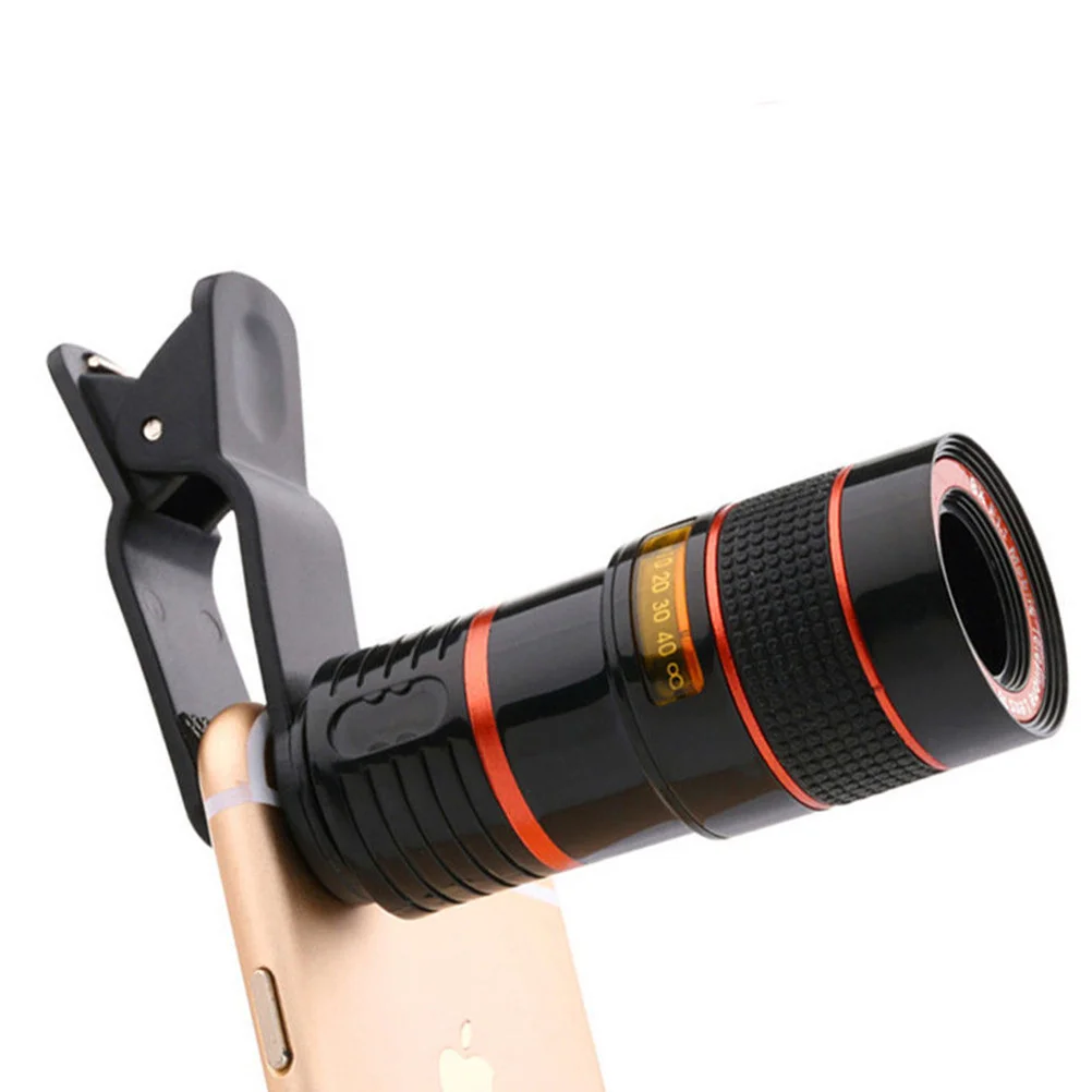 12 X Accessori Per Telefoni Cellulari Obiettivo Cellulare Accessori Intelligenti Para Telefonos Celulares Teleobiettivo Con Treppiede Monoculare