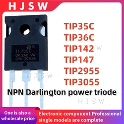 10PCS Premium Quality NPN Darlington Power Triodes - TO - 247 Package (TIP35C)