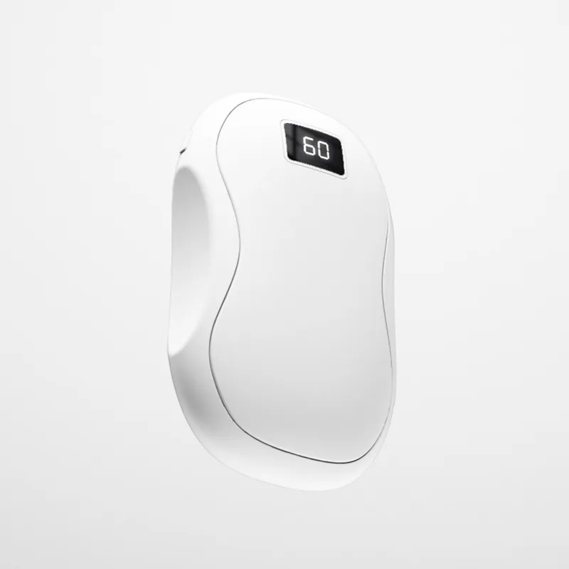 冬用ハンドウォーマー 大容量 3段階速度調整 ハンドヘルド デジタルディスプレイ 充電式モバイルバッテリー機能付き 寒さ対策