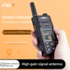 New Walkie Talkie Compatible Zello APP 4g Sim Card WiFi Network Cell Phone Radio Long Range Professional Walkie Talkie KSW-ZL18 5