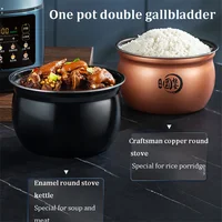Electric Pressure Cooker Household Double Liner Pressure Cooker Multi Cooker Stew Meat Soup Porridge Cooking Pot Rice Cookers 2