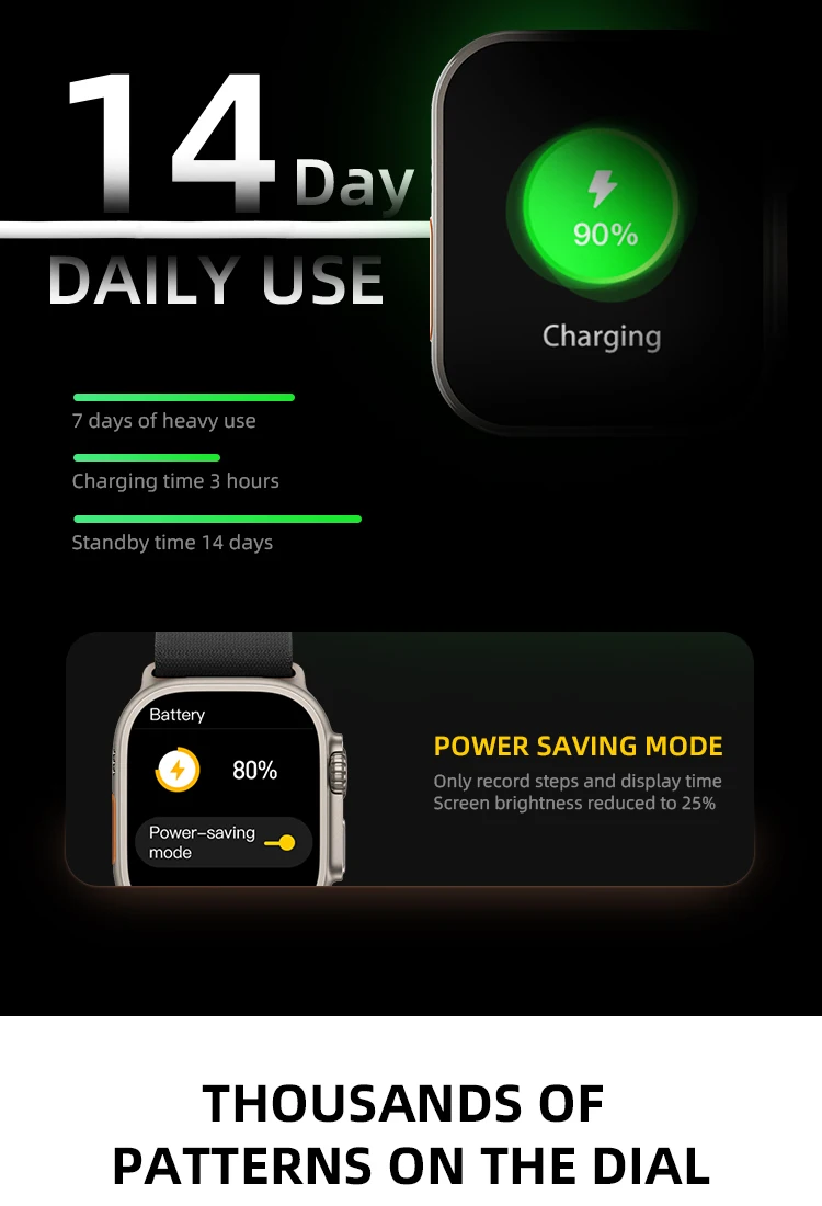 S8 Ultra Max Smart Watch power saving