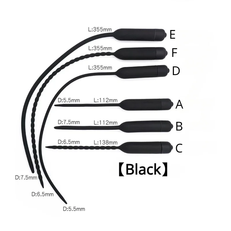 Male Urethral Vibrator 10 Frequency Vibrating Urethra Stimulation Penis Plug Insertion Urethra Sound Dilator Sex Toy for Man Gay penis sex toys