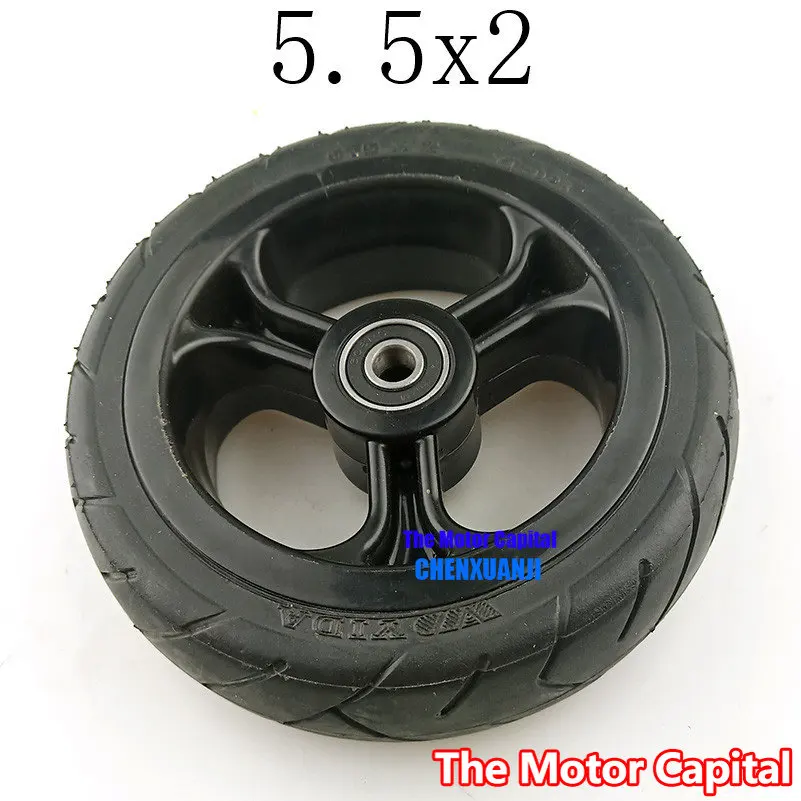 Spedizione Gratuita Di Buona Qualità 5.5 X2Wheel Solid Tire Per Jackhot In Fibra Di Carbonio Scooter Fastwheel F0 Electric Scoot Pneumatici Dolly Goca