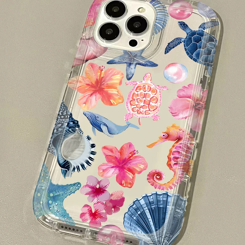 Vibrant Marine Life Protective Phone Case