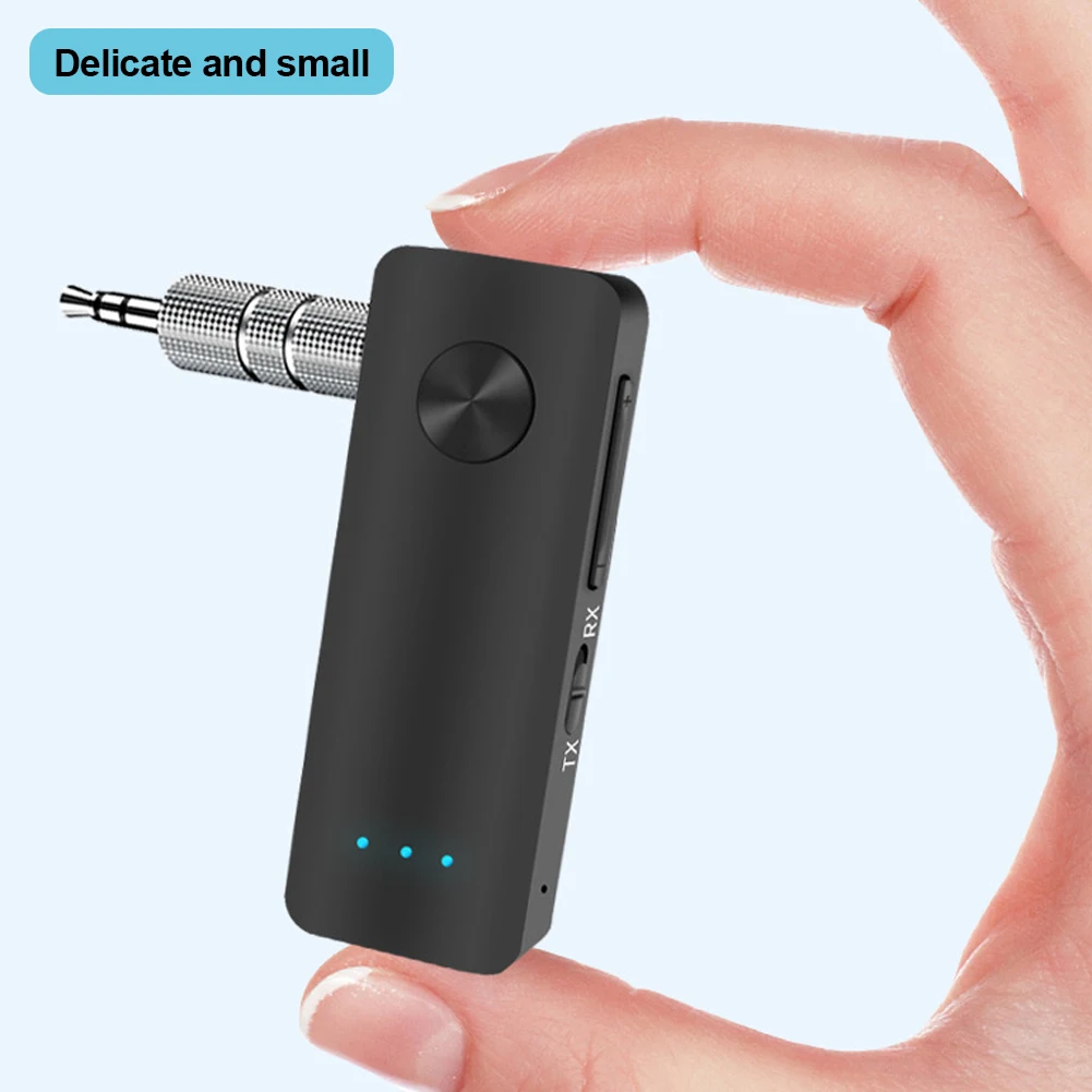 Car 2 in 1 Bluetooth 5.3 Transmitter Receiver Handsfree Wireless Adapter 3.5mm Audio AUX Adapter For Car Audio Music Aux bluetooth audio adapter bluetooth mp3 receiver car audio converter
