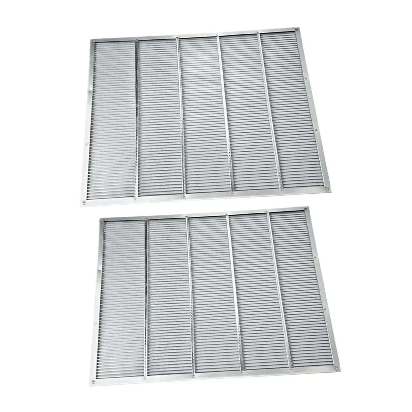 2x Queen Excluders Stainless Steel Wooden Beehives Equipment Beekeeping Tool for