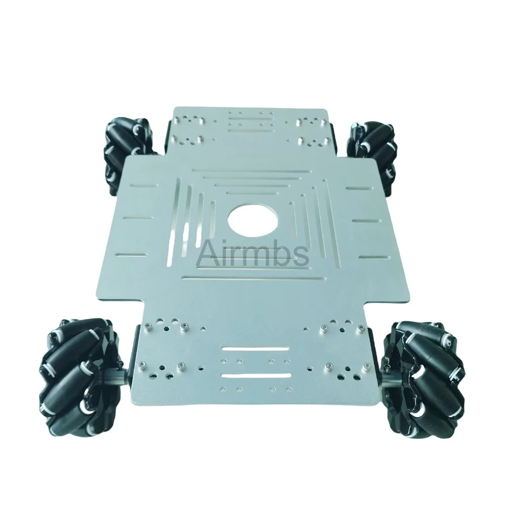 15KG 실재 하중 4WD 메카넘 휠 로봇 카 섀시 4개 12V 홀 인코더 모터 포함 아두이노 Stm32 ROS 로봇 암용