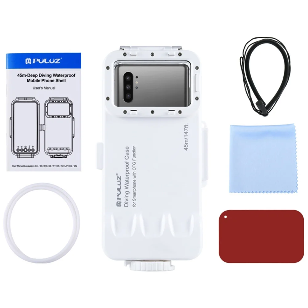 For PULUZ 40m / 130フィート スマートフォン防水ケース PULUZ iPhone用防水ケース 40m PULUZ 40 メートル⁄130 フィート防水