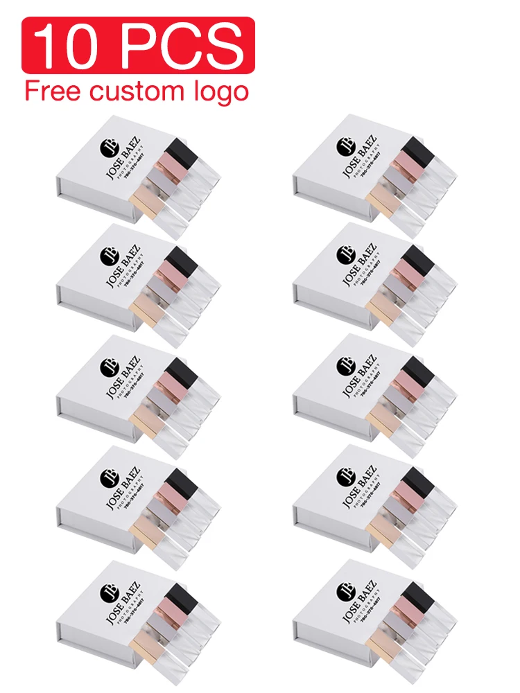 USB 128GB 실버 크리스탈 프리 3D 레이저 조각 로고 플래시 드라이브 메모리 스틱, 비즈니스 선물, 고속 펜 드라이브, 10PCs/로트 