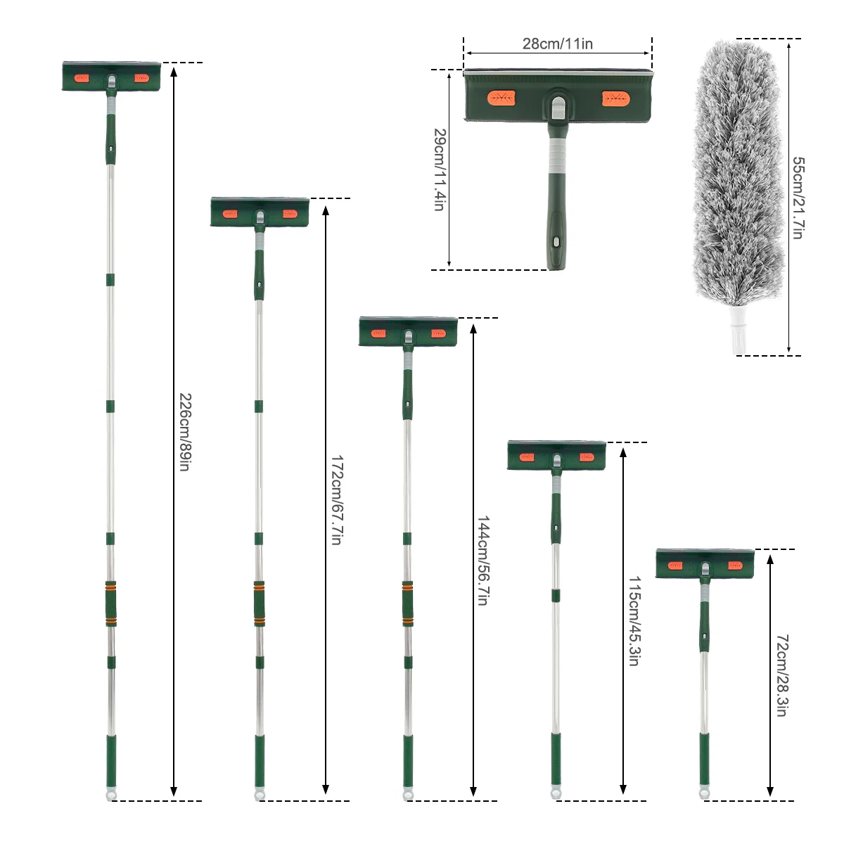 Attrezzo In Microfibra Per Pulizia Tapparelle Finestre Caraselle - A - Foto 5
