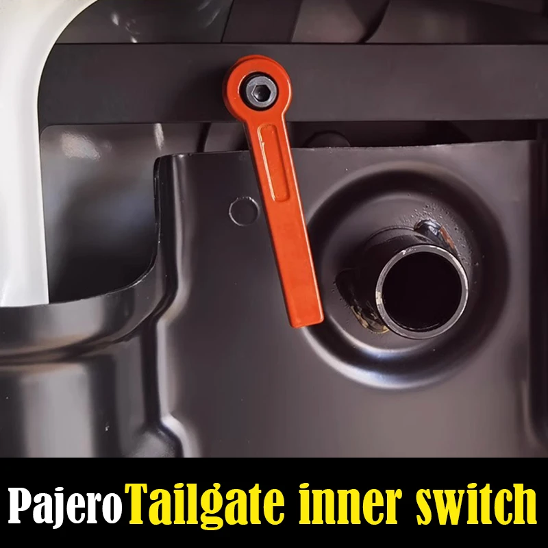 

For Mitsubishi Pajero V97V93V87 trunk switch device Pajero tailgate hidden built-in escape handle door buckle rear door switch