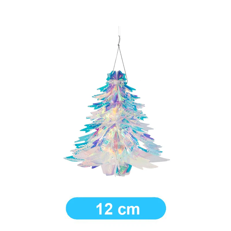 Iridescent Honeycomb Ball & Snowflake Garland Christmas Ornaments