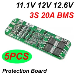 3S 20A 25W Li-ion Lithium Battery 3.6V 3.7V 18650 Charger PCB BMS Protection Board For RC Drill Motor 11.1V 12.6V Lipo Module