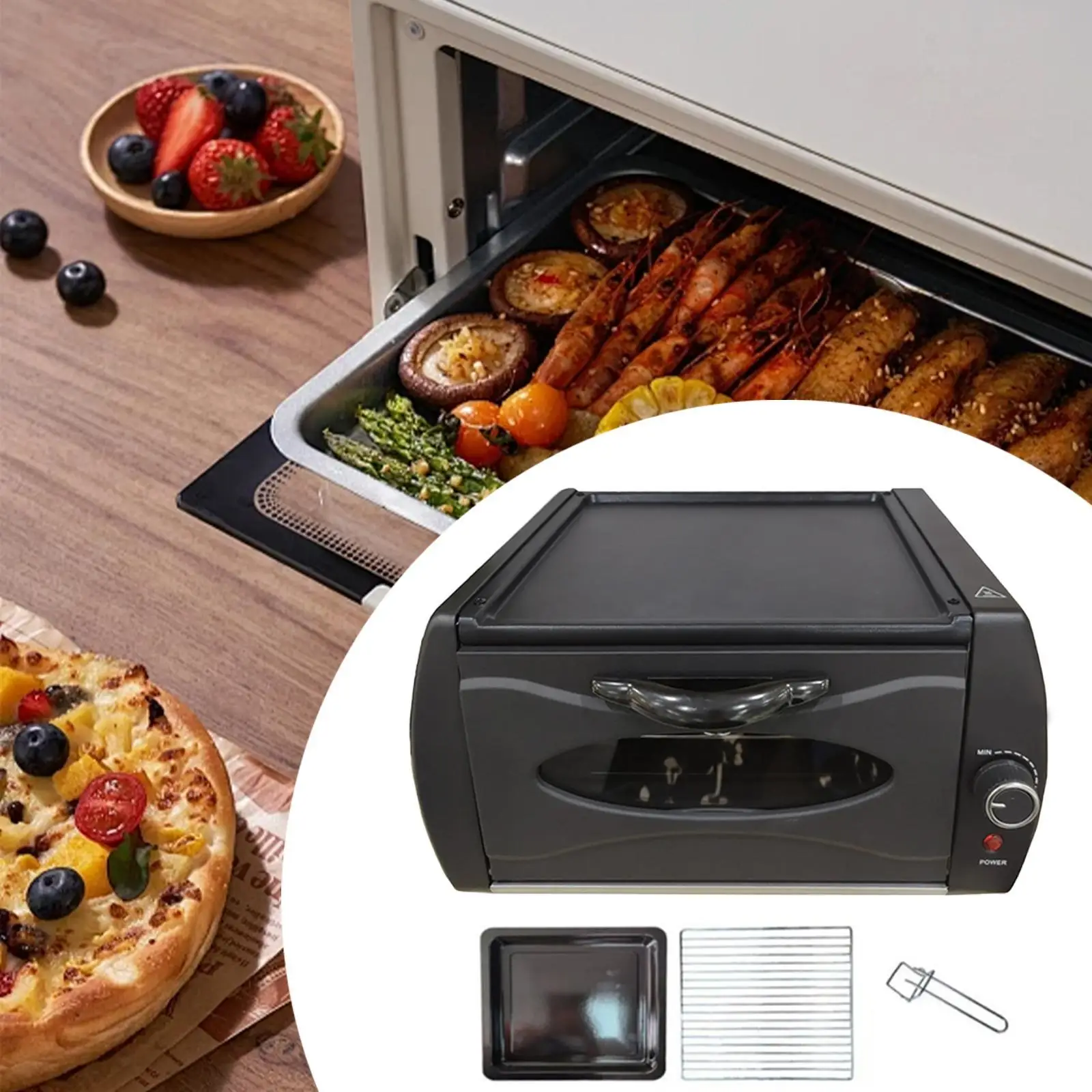 Breakfast Machine Portable Versatile Toasters Oven Electric Breakfast Stations Pancake Griddle for Egg Sandwich Sausages