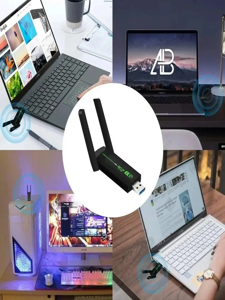 Band 2.4GHz, 5GHz, 1300Mbps, Bluetooth 5.0, Receptor