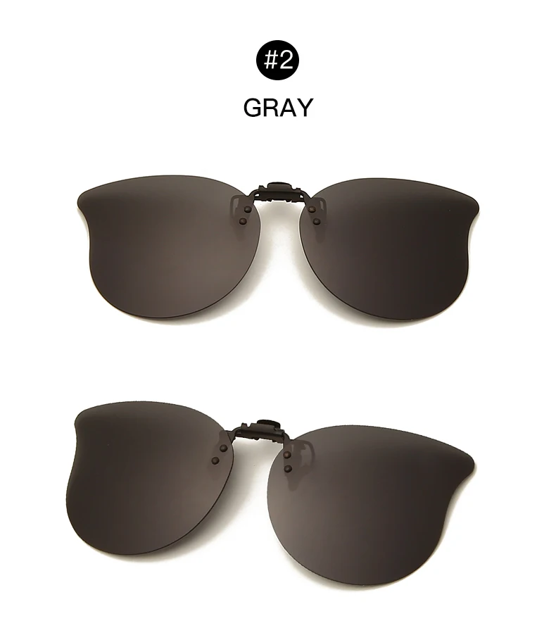 DOHOHDO Polarized Sunglasses Men Clip On Sunglasses Eyewear Accessories Photochromic Driving Goggles Women Cat Eye_voghion.com