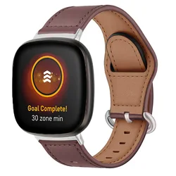 Premium Genuine Leather Strap with Classic Buckle - Elegant and Casual Design - Sense (Coco)