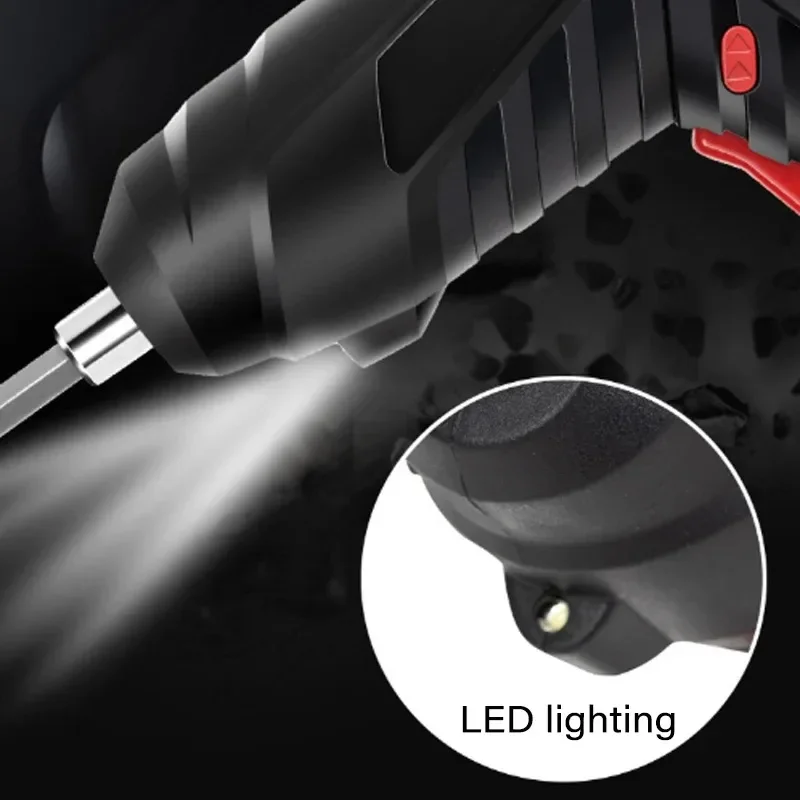 3.6V Powerful Impact Drill Screwdriver LED Lighting Electric Power Screwdriver Set Portable Mini Electric Power Tool electric power screwdriver