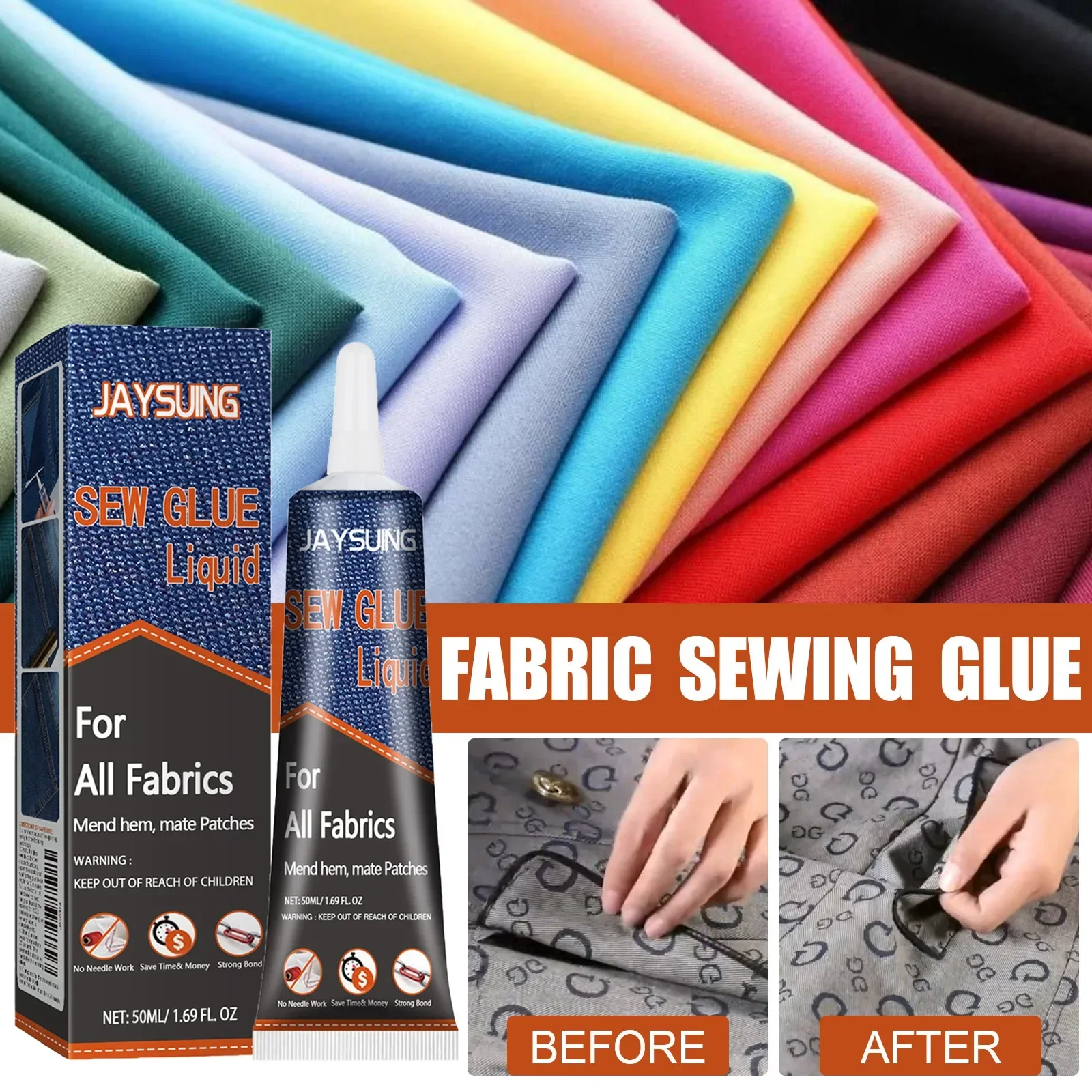 High Viscosity Fabric Sewing Glue for Clothes Mending and Leather Repair