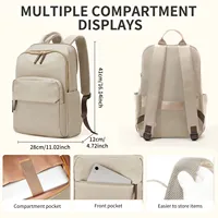 New Simple Large Capacity Backpack Women Travel Business Teacher Backpack Laptop Shoulder Bag Girl School Student Backpack Purse - Image 2