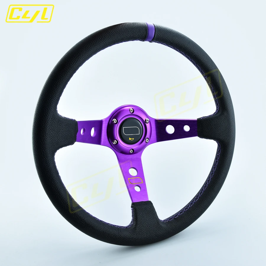※最終　personal ステアリングホイール 黒 レザー rising2013m_qsw1006-2