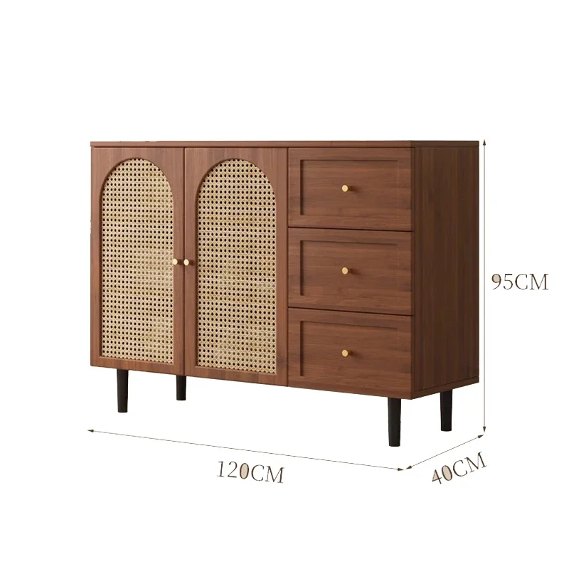Sideboard Kitchen Buffet Luxury Side Table Coffee Bar Wooden Cabinet Display Shelf Modern Wooden Cuisine Mobile Cucina Furniture
