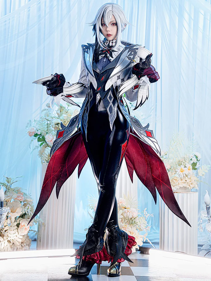 最後のバッチ UWOWO 限定原神アルレッキーノコスプレ衣装ゲーム衣装