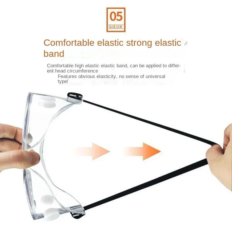 Lunettes de Protection Anti-Buée Anti-Poussière - Lot de 1