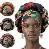 2024 New African Women Turban Cap Big Braid Head Wraps Cover Bonnet Beanie Female Headtie Hair Loss Chemo Cap Arab 1