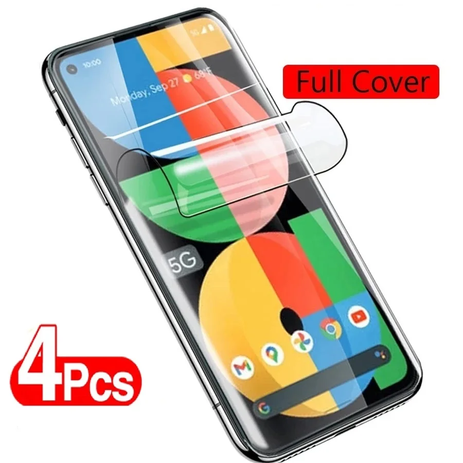 Premium Hydrogel Screen Protector Film Set - Pack of 4