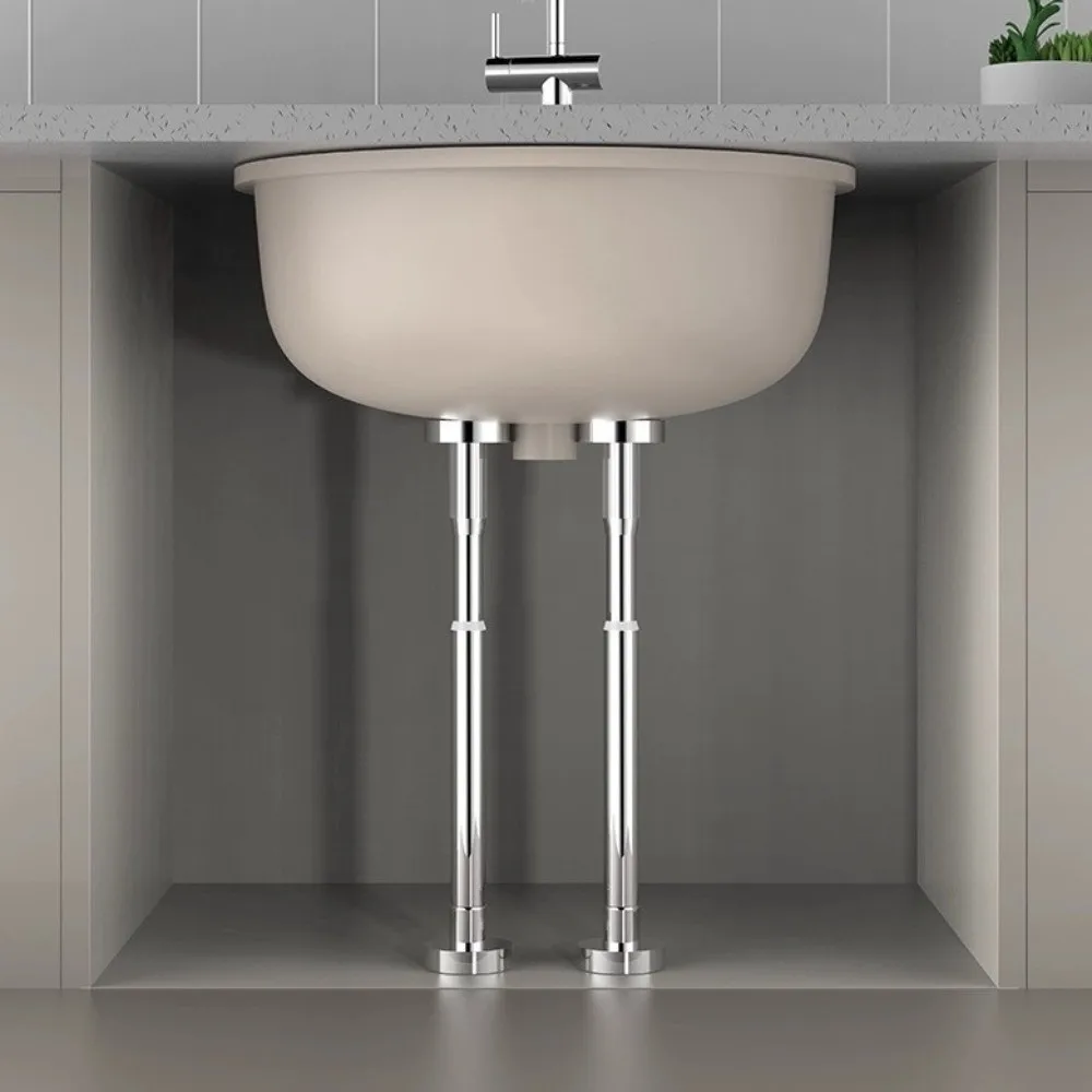 Adjustable Height Folding Table Support Rod - Stainless Steel Furniture Support Stand
