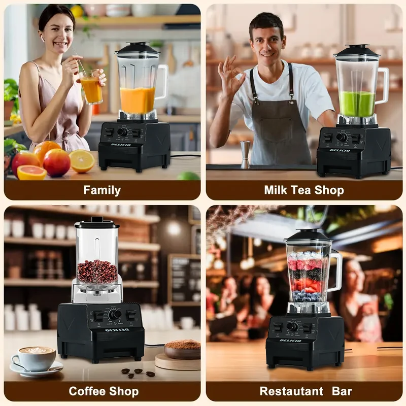 Fruit juicer, meet the nutritional needs of the whole family, easily make smoothies, milkshakes, juices and unlock N kinds of de