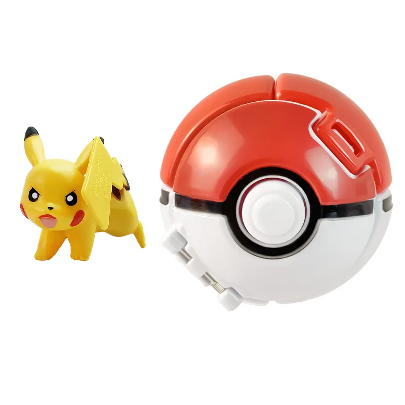 Pokemon Puppe Ball Elfe Haustier Anime Actionfigur Pikachu Glurak Mewtu Bisasaur Eichhörnchen Mew Sammlung Pokeball Monster Spielzeug-Set – Detail 16