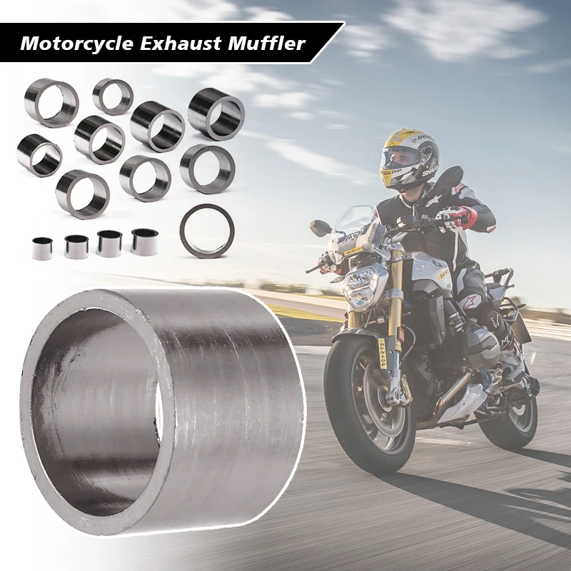Motorrad Schalldämpfer Auspuffrohr Dichtung Dichtungsring 30-62mm Innendurchmesser Schalldämpfer Stecker Motos Dirt Pit Bike O-Ring Modifikation – Detail 4