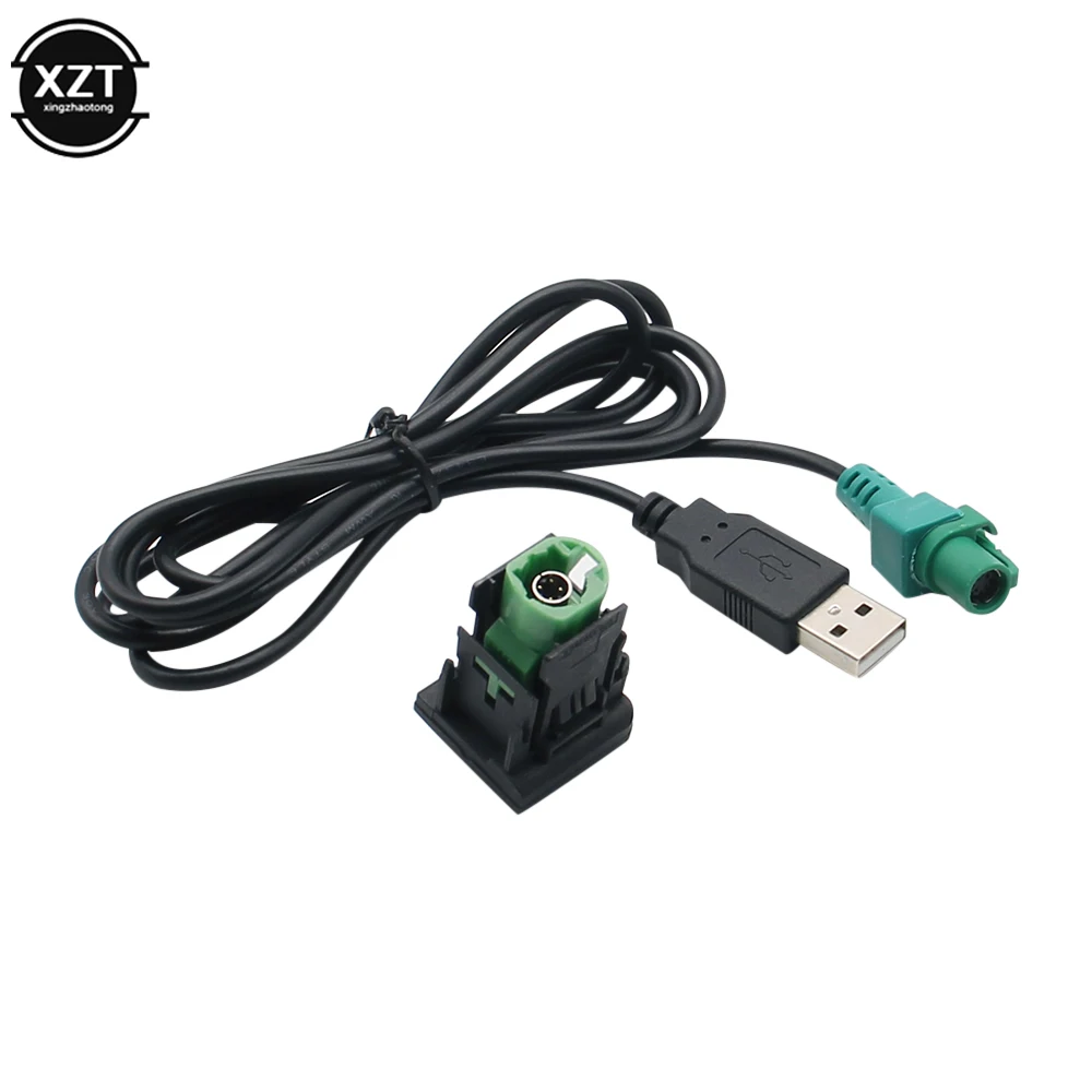 12V Auto Radio USB Schalter Panel USB Kabel Adapter Audio Gerät für  Volkswagen Touran Passat für Skoda Octavia Alpine pioneer