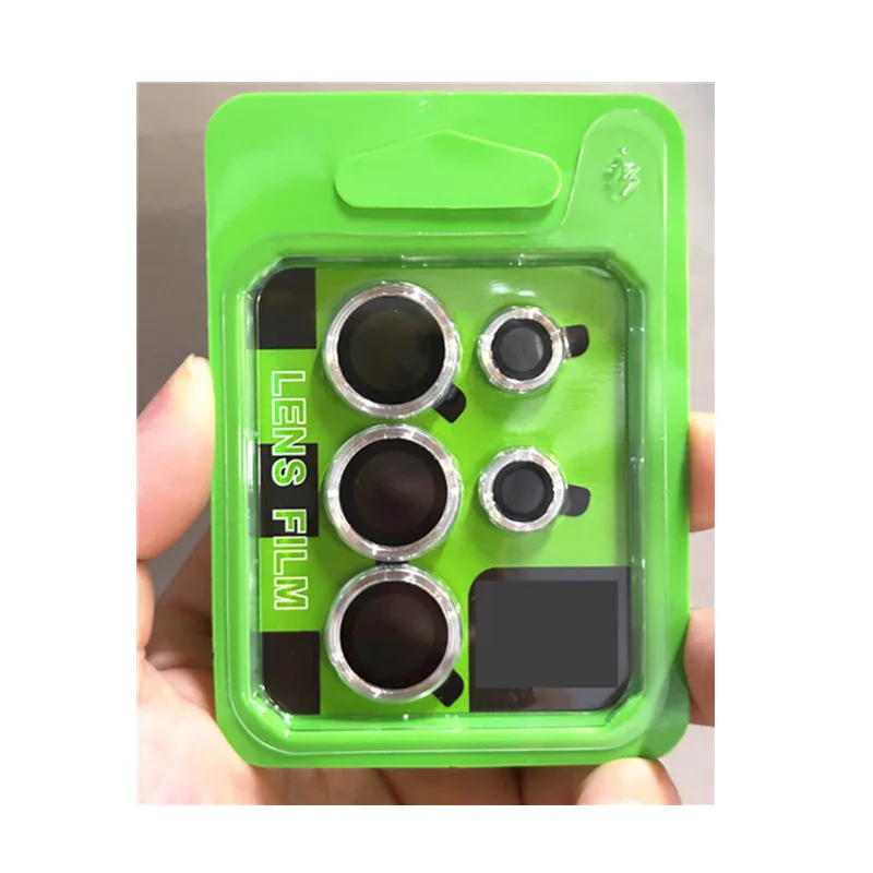 Premium 3D Full Cover Camera Protector - Shockproof Metal Ring with Tempered Glass