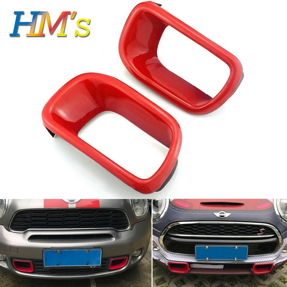 

For Mini Cooper S F55 F56 2015-2020 2021 Hardtop Hatchback Car Accessories Front Grill Air Inlet Outlet Cover Sticker Decoration