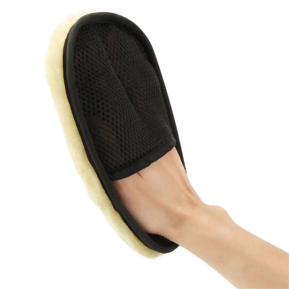 Microfiber Wool Soft Auto Car Washing Glove Cleaning Car Cleaning Glove Motorcycle Washer Care Paint Wash Care Tools
