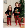 2025 Christmas Pajamas Family Outfit Matching Adult Kids News Xmas Pyjamas Clothes Set Baby Rompers Casual Sleepwear Family Look 4