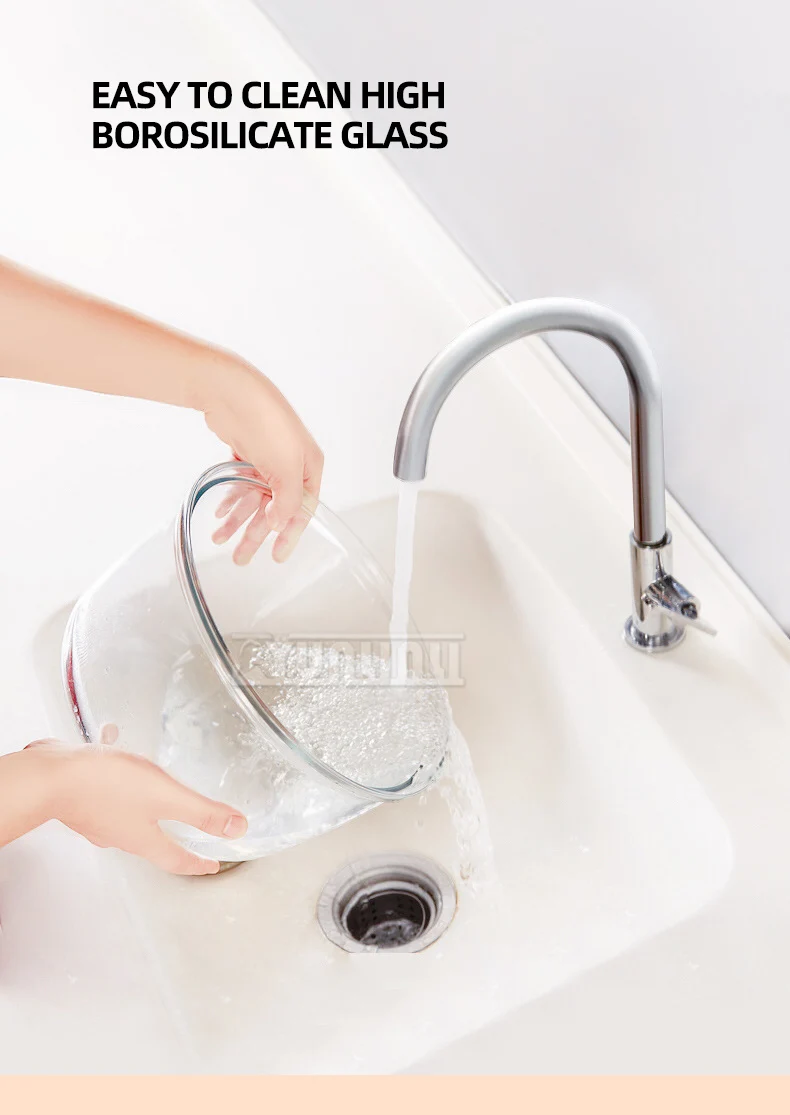 مقلاة هوائية زجاجية منزلية سعة 10 لتر، متعددة الوظائف، تعمل بالكهرباء 1 S7274aa83f08541838cf378b9cb747100a